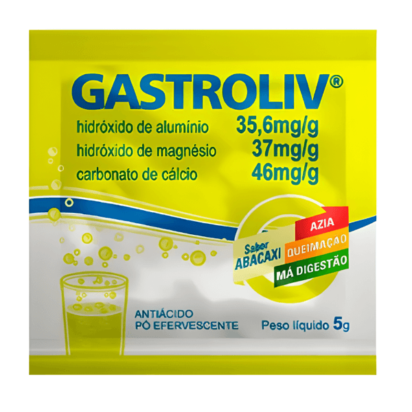 Gastroliv Efervescente Abacaxi 5Gr